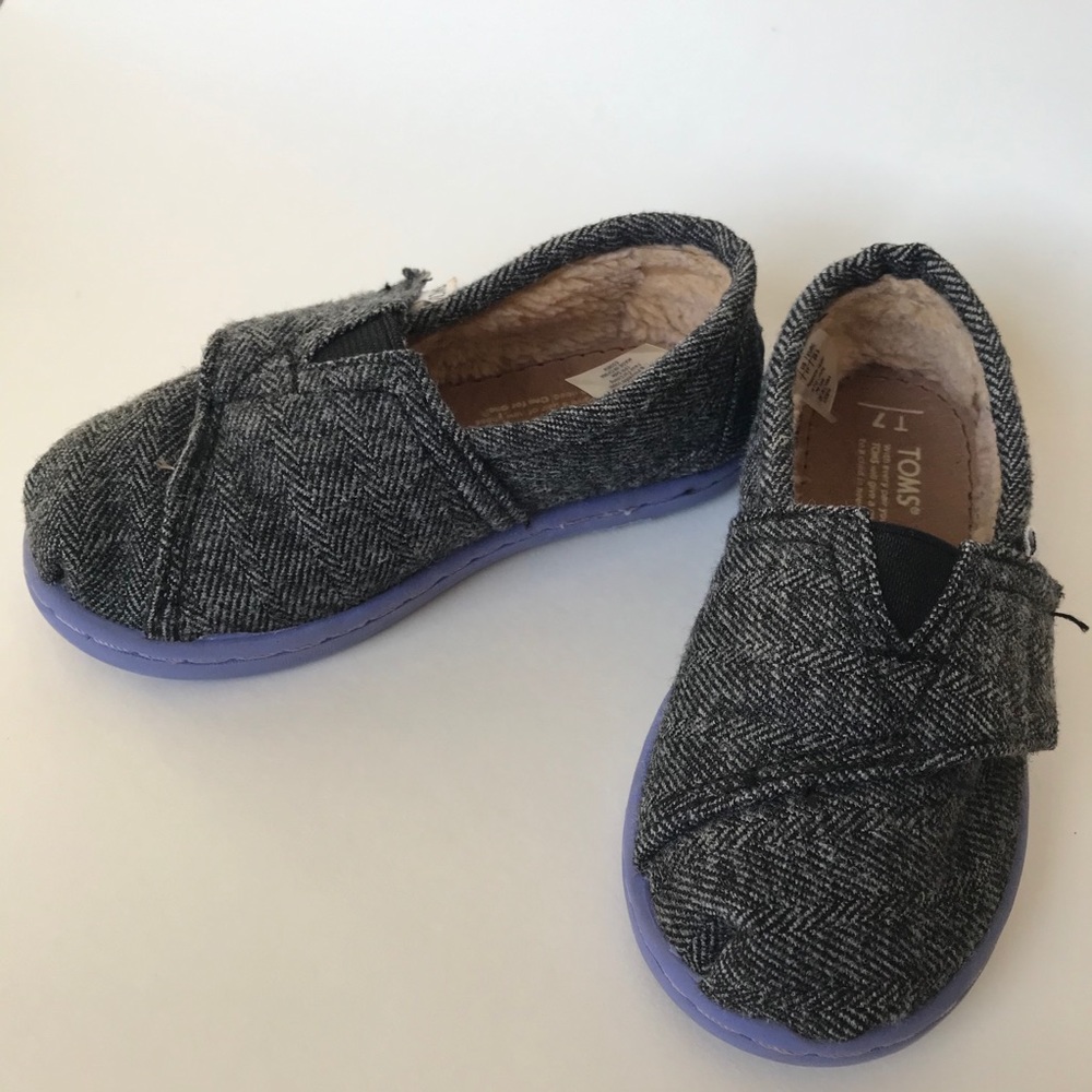 Toms Kid’s Alpargata Grey Size T7